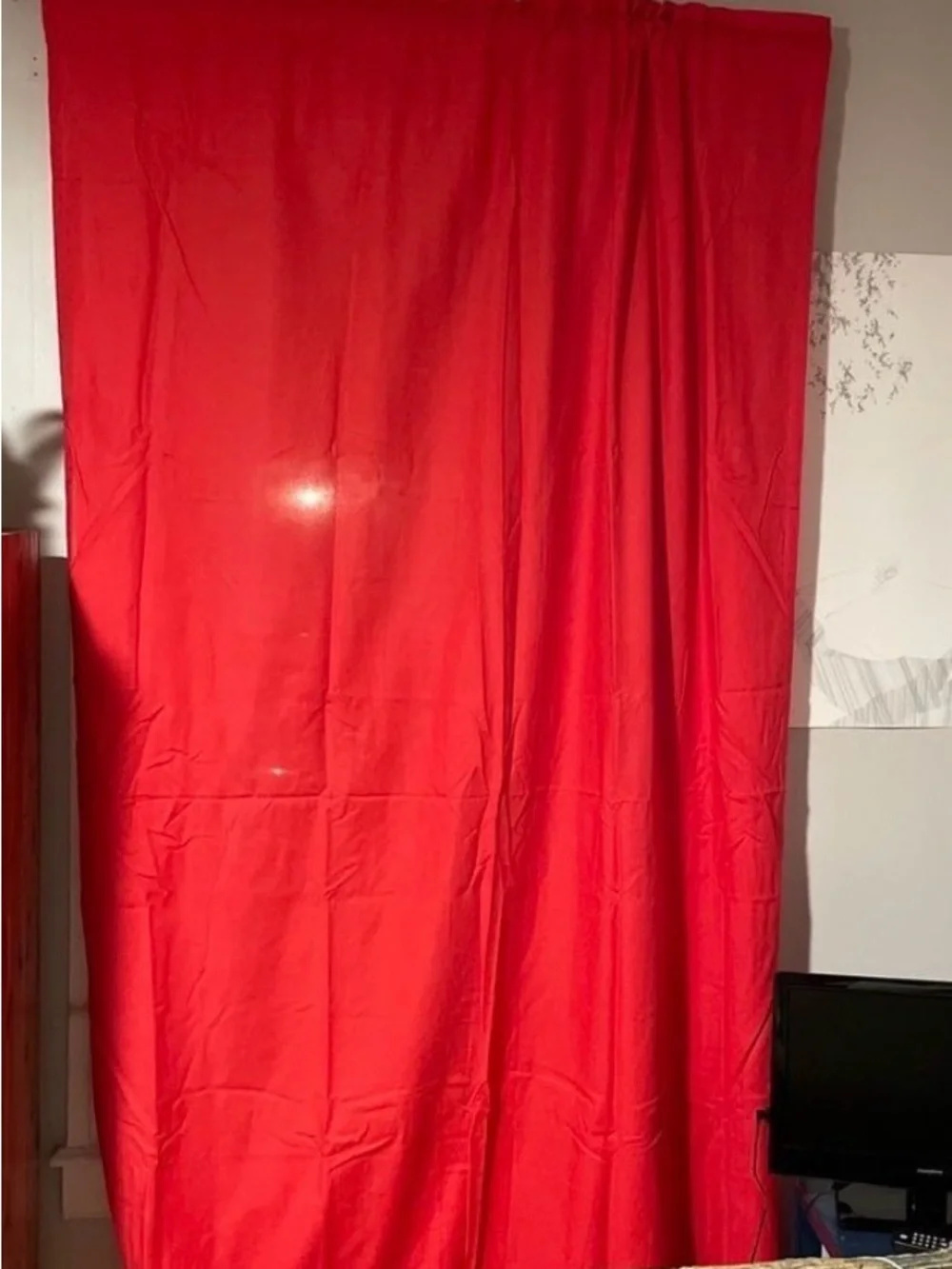 ANNALOUISE Red Curtains - 2-Panels IKEA